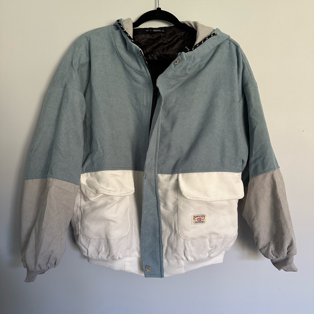 Blue and White Jacket